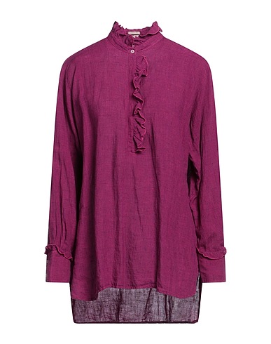 MASSIMO ALBA Top Mauve 100% Linen