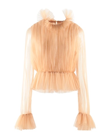 KHAITE Top Beige 100% Nylon