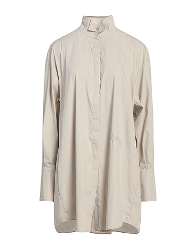 PATOU Solid color shirts & blouses Light grey 82% Cotton, 18% Polyamide