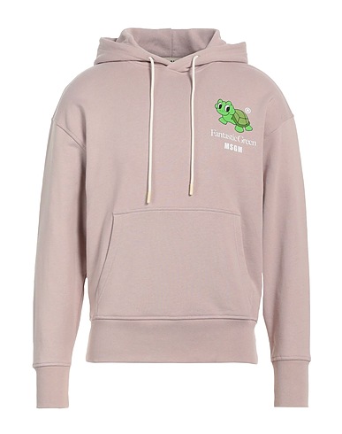 MSGM Hooded track jacket  Light brown 100% Organic cotton