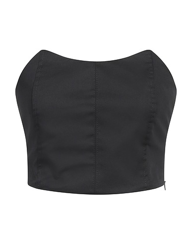 KAOS JEANS Top Noir 97% Coton, 3% Élasthanne