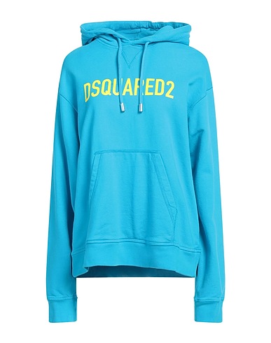 DSQUARED2 Felpa Azzurro 100% Cotone, Elastan