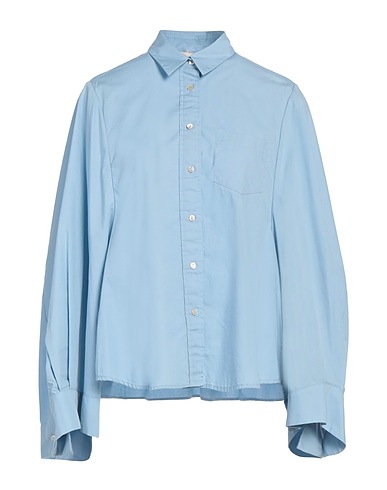 JUCCA Camisas y blusas lisas Azul profundo 100% Algodón