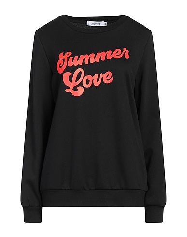 JUBYLEE by FÉMININE Sweat-shirt Noir 100% Coton
