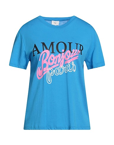 AN'GE T-shirt Azure 50% Cotton, 50% Modal