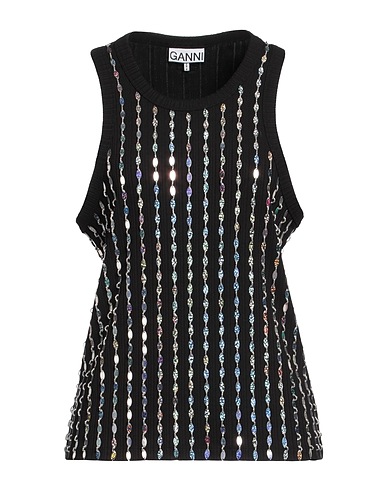 GANNI Top 66% Viscose, 28% Polyester recyclé, 6% Élasthanne