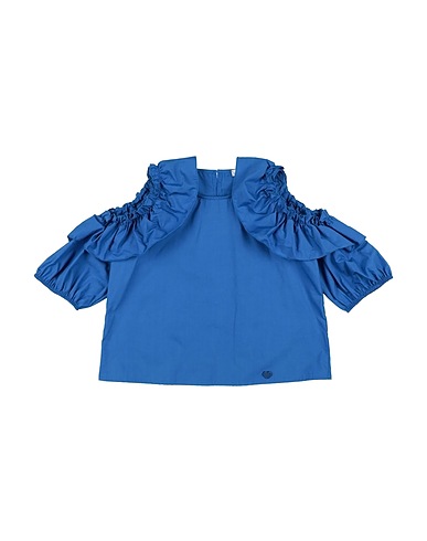 MONNALISA Top Blue 100% Cotton