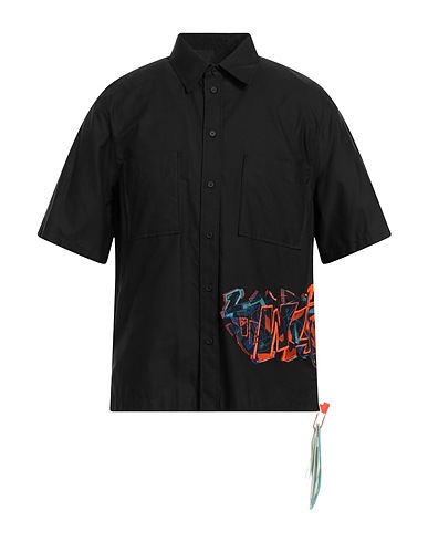 OFF-WHITE™ Shirts Black 95% Cotton, 4% Polyester, 1% Acetate