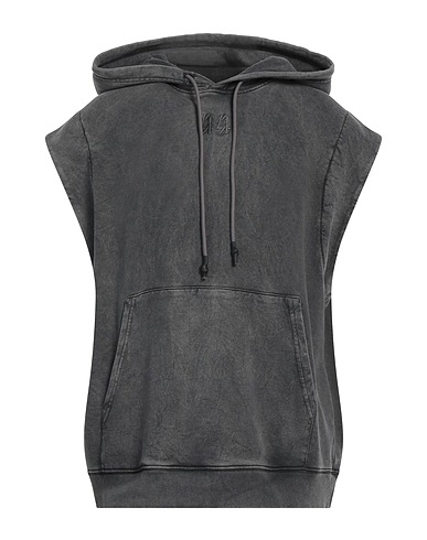44 LABEL GROUP Hoodie Braungrau 100% Baumwolle
