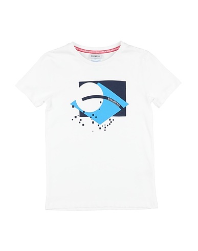 BIKKEMBERGS T-shirt Blanc 100% Coton