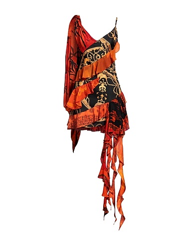 MARINE SERRE Top Arancione 100% Seta