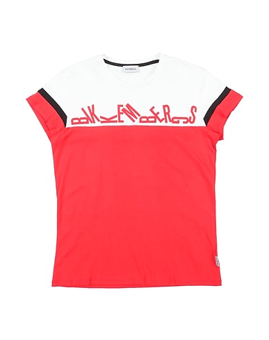 BIKKEMBERGS T-shirt Rouge 100% Coton