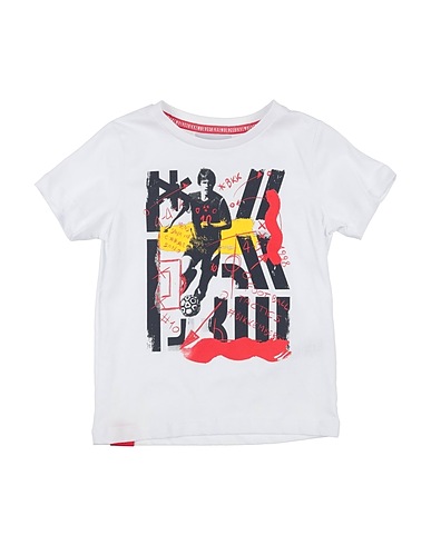 BIKKEMBERGS T-shirt Blanc 100% Coton