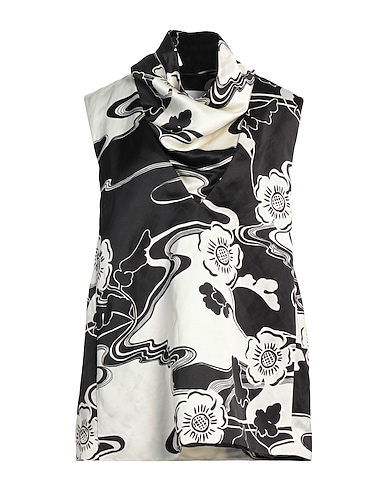 JIL SANDER Top Black 53% Viscose, 47% Linen