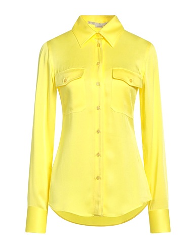 STELLA McCARTNEY Solid color shirts & blouses Yellow 59% Viscose, 41% Acetate