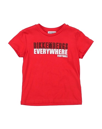 BIKKEMBERGS T-shirt Red 100% Cotton