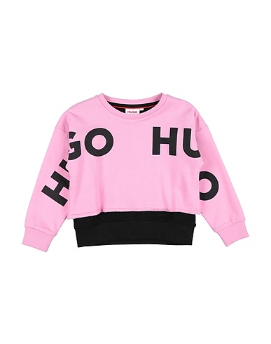 HUGO Felpa Rosa 80% Cotone, 20% Poliestere, Elastan