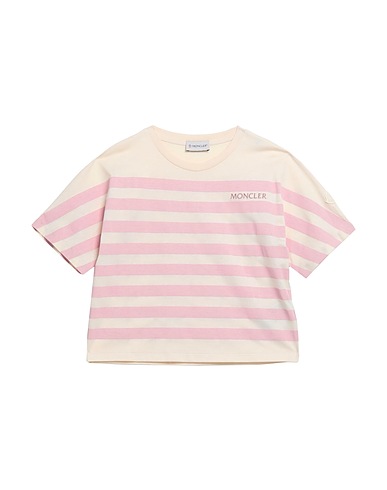 MONCLER T-shirt Rosa 100% Cotone