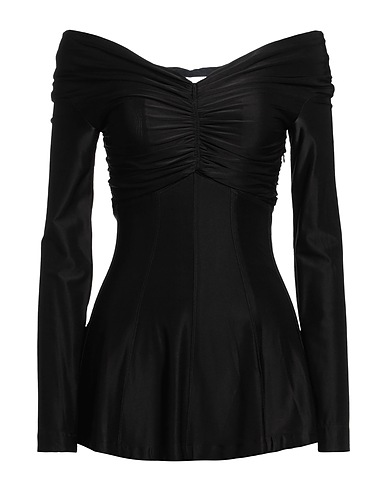 RABANNE Top Black 90% Viscose, 10% Elastane