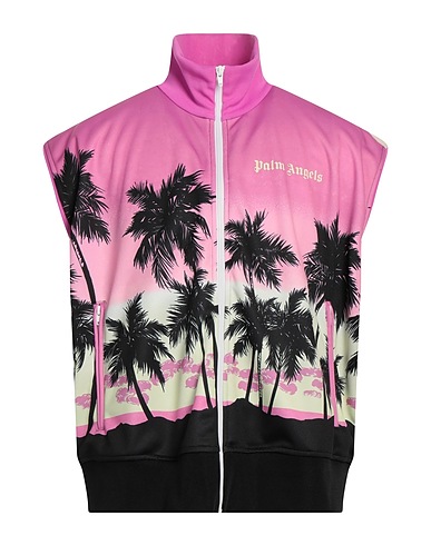 PALM ANGELS Sweatshirt Pink 100% Polyester, Elastane