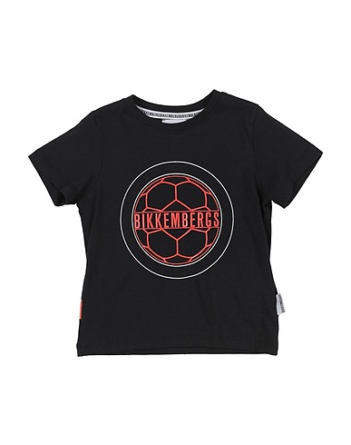 BIKKEMBERGS T-shirt Nero 100% Cotone