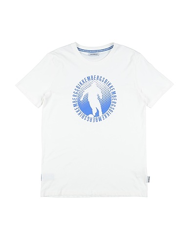 BIKKEMBERGS T-shirt Blanc 100% Coton