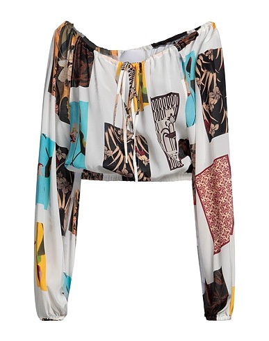 ERIKA CAVALLINI Silk top White 100% Silk