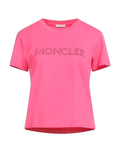 MONCLER Basic T-shirt Fuchsia 100% Cotton