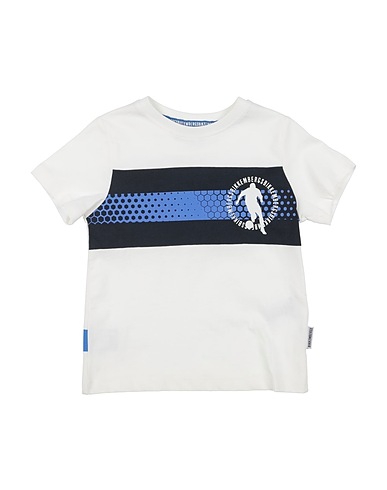 BIKKEMBERGS Camiseta Blanco 100% Algodón