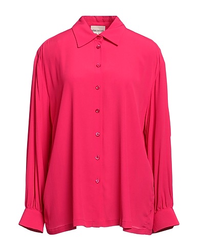 SEMICOUTURE Hemden und Blusen einfarbig Fuchsia 65% Acetat, 35% Seide