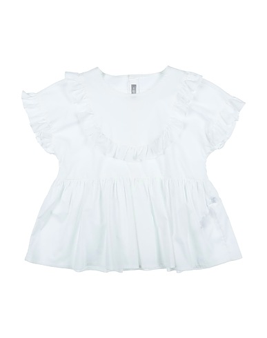 IL GUFO Top Ivory 97% Cotton, 3% Elastane