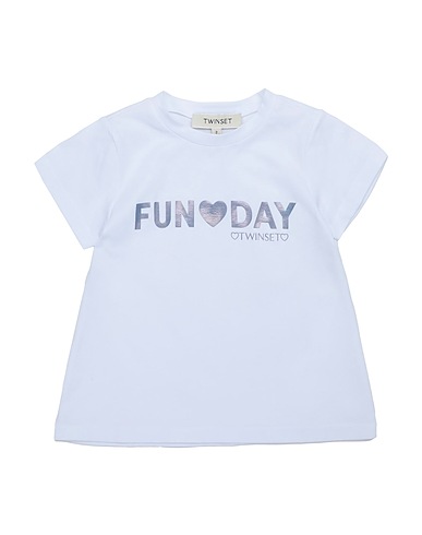 TWINSET T-shirt White 95% Cotton, 5% Elastane