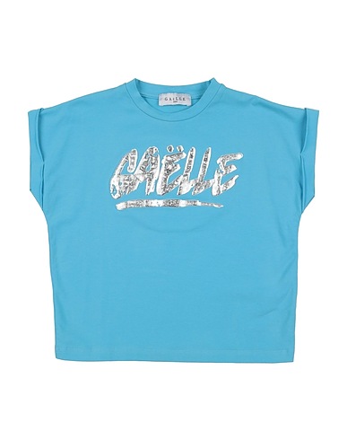 GAëLLE Paris T-shirt Azzurro 95% Cotone, 5% Elastan