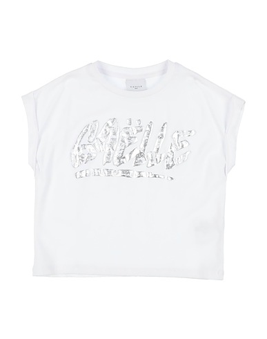 GAëLLE Paris T-shirt White 95% Cotton, 5% Elastane
