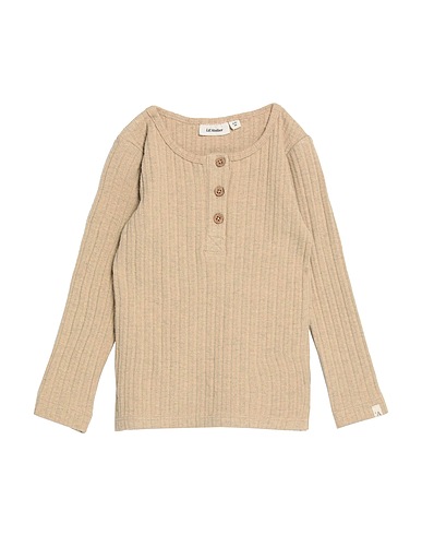 LIL' ATELIER T-shirt Beige 96% Coton biologique, 3% Élasthanne, 1% Viscose