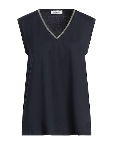 FABIANA FILIPPI T-shirt Blu notte 100% Cotone, Ecobrass