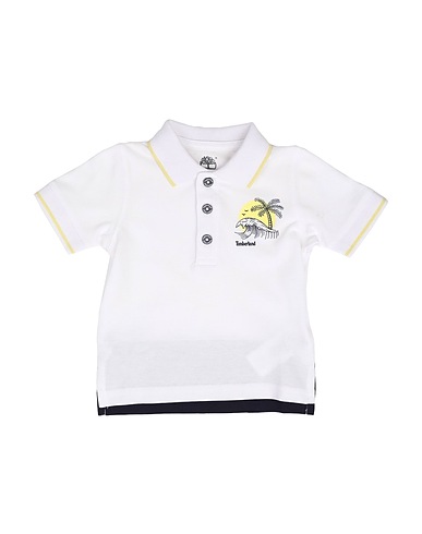TIMBERLAND Polo shirt White 100% Cotton