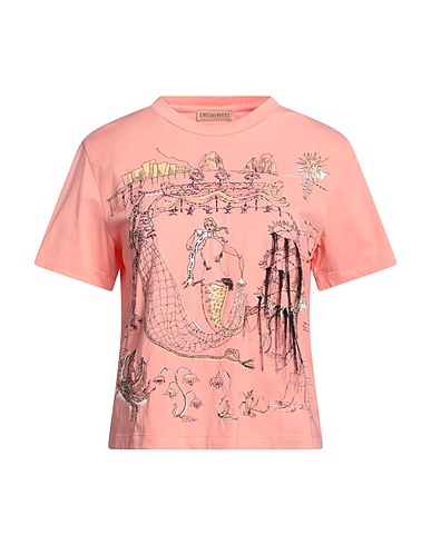 PUCCI T-shirt Pink 100% Cotton