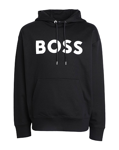 BOSS Sweat-shirt Noir 100% Coton