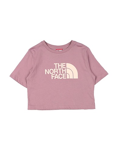 THE NORTH FACE T-shirt G S/S CROP EASY TEE
 Rosa antico 100% Cotone