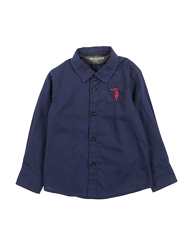 TRUSSARDI JUNIOR Рубашка с рисунком Тёмно-синий 100% Хлопок