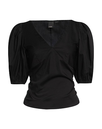 PINKO Top Noir 79% Coton, 18% Polyamide, 3% Élasthanne