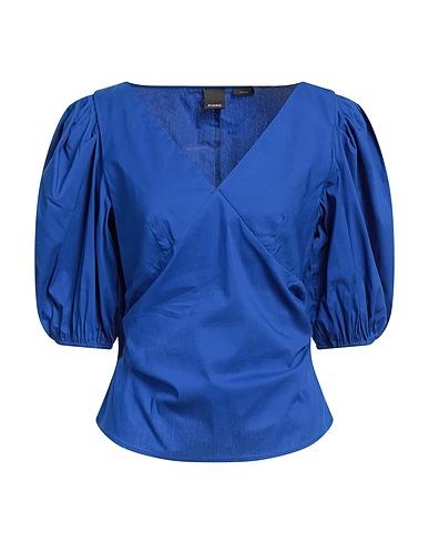 PINKO Top Blue 79% Cotton, 18% Polyamide, 3% Elastane