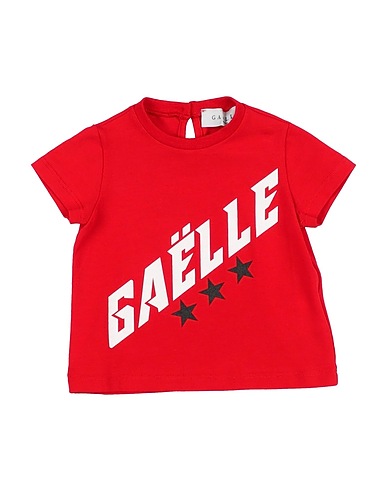 GAëLLE Paris T-shirt Rouge 96% Coton, 4% Élasthanne