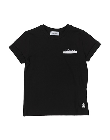 BIKKEMBERGS T-Shirt Schwarz 100% Baumwolle