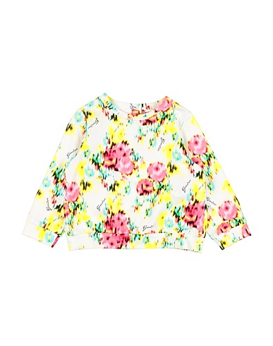 MISS BLUMARINE Sweatshirt Yellow 95% Cotton, 5% Elastane