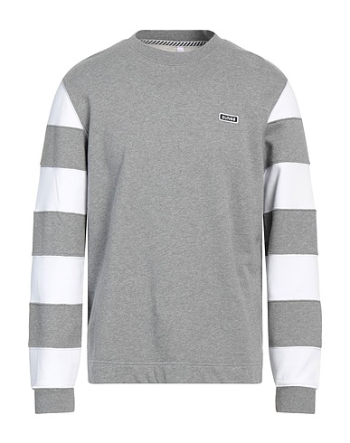 SUN 68 Felpa Grigio 100% Cotone