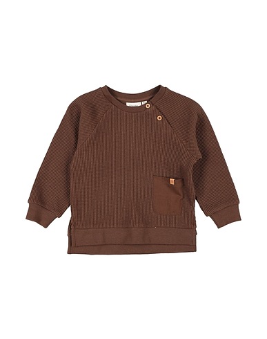 LIL' ATELIER T-shirt Brown 100% Organic cotton