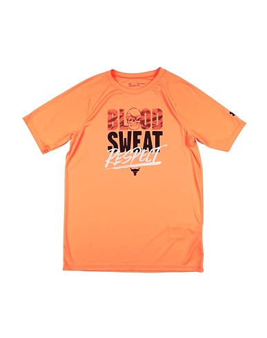 UNDER ARMOUR T-shirt Arancione 100% Poliestere