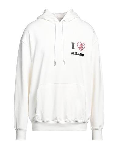 FAMILY FIRST  Milano Hooded sweatshirt Ivory 100% Cotton